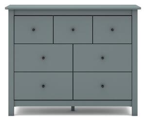 Komoda prljavo zelena od masivnog bora 110x80x40 cm Misti – Marckeric