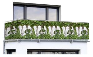 Zeleni plastičan balkonski zastor 500x85 cm – Maximex