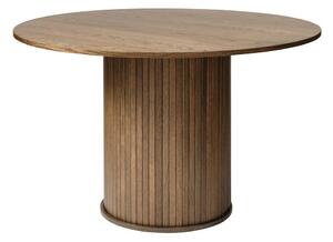 Okrugli blagovaonski stol u dekoru hrasta ø 120 cm Nola - Unique Furniture