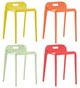 VidaXL Složivi stolci 4 kom raznobojni plastični