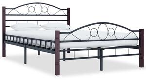 VidaXL Okvir za krevet crni metalni 120 x 200 cm