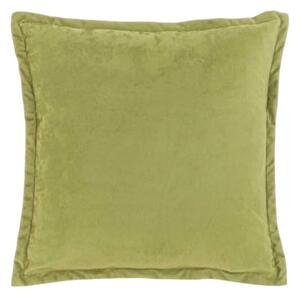Baršunasti ukrasni jastuk TATUM 45x45 cm, svijetlo zelene boje