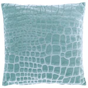 Baršunasti ukrasni jastuk NANOU 45x45 cm, plavi