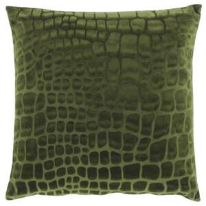 Baršunasti ukrasni jastuk NANOU 45x45 cm, zeleni