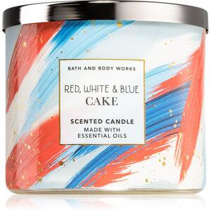 Bath & Body Works Red, White & Blue Cake mirisna svijeća 411 g