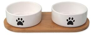 Keramički set posuda s postoljem za pse ø 13 cm Dog Fantasy – Plaček Pet Products