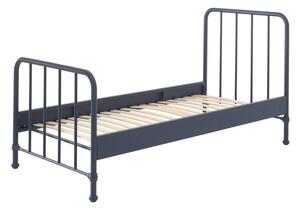 Tamno plavi metalni dječji krevet 90x200 cm BRONXX – Vipack
