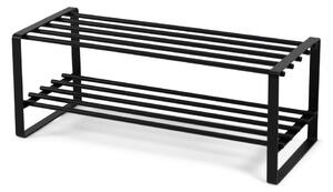 Crni metalni ormarić za cipele 70x29x27 cm Rex – Spinder Design