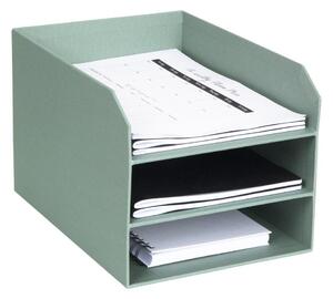 Zeleni kartonski uredski organizator za dokumente Trey Canvas Paper Laminate – Bigso