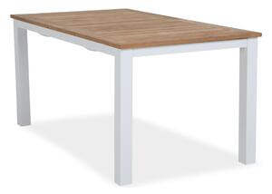 Vrtni stol deNoord 12975x90cm, Bijela, Smeđa, Metal