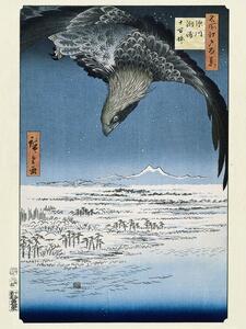 Hokusai - Fukagawa Susaki and Jumantsubo Reprodukcija umjetnosti, Utagawa Hiroshige, (30 x 40 cm)