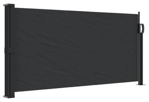 VidaXL Bočna tenda na uvlačenje crna 100 x 300 cm