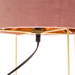Moderne tafellamp roze E27 - Rosalina