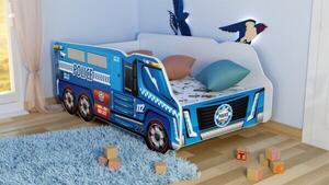 Dječji krevetić Kamion 140x70cm - Policija