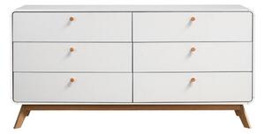 Bijela niska komoda 150x74 cm Caitlin – Støraa