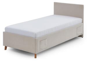 Bež podstavljeni dječji krevet s prostorom za odlaganje s podnicom 90x200 cm Cool – Meise Möbel