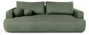Zelena sklopiva sofa od bouclé tkanine 247 cm Quinoa – Bonami Selection
