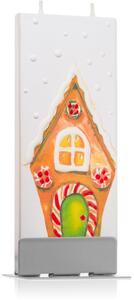 Flatyz Holiday Gingerbread House ukrasna svijeća 6x15 cm
