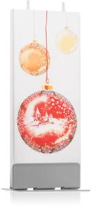 Flatyz Holiday Christmas Balls ukrasna svijeća 6x15 cm