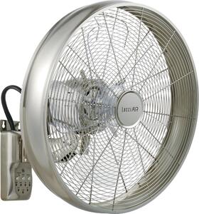 Lucci air 213126 - Zidni ventilator BREEZE 55W/230V mat krom + DU