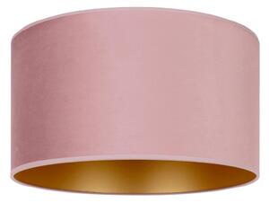 Duolla - Stropna svjetiljka ROLLER 1xE27/15W/230V pr. 40 cm ružičasta/zlatna