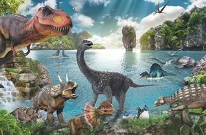 Poster Dinosaurs - Collage, (91.5 x 61 cm)
