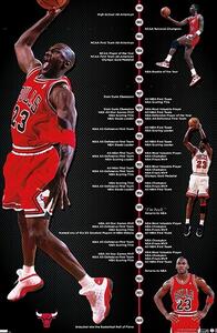 Poster Michael Jordan - Timeline, (56.8 x 86.4 cm)