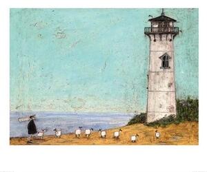 Sam Toft - Seven Sisters And A Lighthouse Reprodukcija umjetnosti, (50 x 40 cm)