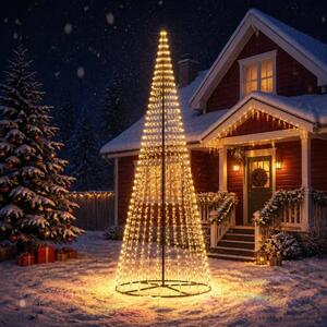 LED božićno drvce 385 cm 1148 LED lampica Topla bijela Željezo - 385 cm