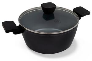 BE Living Posuda za kuhanje s poklopcem Delight Black 24 cm