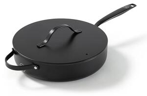BE Living Duboka tava s poklopcem Essential Black 28 cm