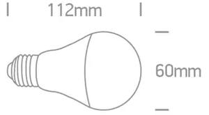 LED ŽARULJA 10W CW E27 FROSTED 3000K 900lm DM9G10B/W/E