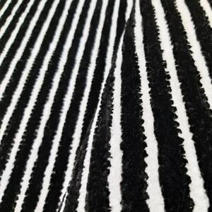 Protuklizni crno-bijeli tepih za dnevni boravak Širina: 200 cm | Duljina: 290 cm