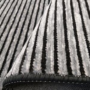 Tepih u sivoj boji s protukliznim slojem Širina: 80 cm | Duljina: 300 cm
