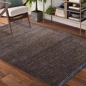 Protuklizni tepih smeđe boje Širina: 80 cm | Duljina: 300 cm