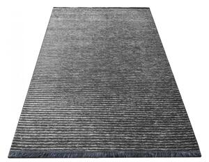 Tepih u sivoj boji s protukliznim slojem Širina: 80 cm | Duljina: 300 cm