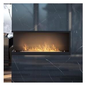 InFire - Kutni BIO kamin 110x45 cm 3kW crna