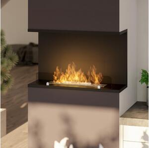 InFire - Ugradbeni BIO kamin 80x45 cm 3kW crna
