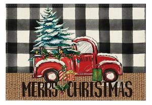 Božićni stolnjak MERRY CHRISTMAS 30x45 cm, bijeli