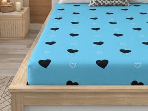 Plahta od mikrovlakana CORAZON plava 90x200 cm