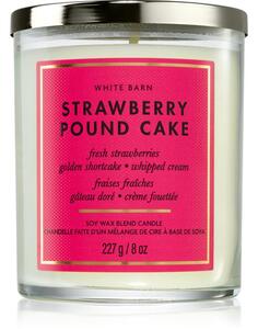 Bath & Body Works Strawberry Pound Cake mirisna svijeća 227 g