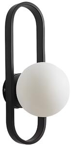 ZIDNA SVJETILKA APP1755-1W BLACK WHITE
