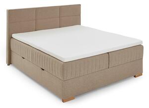 Bež boxspring krevet s prostorom za pohranu 180x200 cm Tambo – Meise Möbel