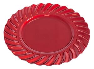 Crveni tanjur za posluživanje ø 33 cm - Casa Selección