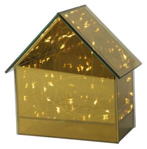 ELITE LED staklena kuća, zlatna - više veličina Veličina: S