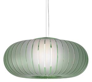 Kartell Teresa Frozen viseća lampa, kaduljinozelena, Ø 50 cm, E27, Zelena, Dnevni boravak/blagovaonica, Plastika