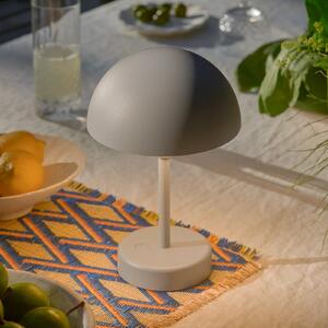 Nordlux Ellen To-Go LED punjiva stolna lampa, siva, aluminij, prigušiva, Sivo, Dnevni boravak/blagovaonica, Aluminij