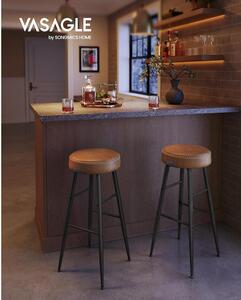Eko barske stolice, set od dvije kuhinjske stolice visine 76,2 cm, karamel smeđe | VASAGLE