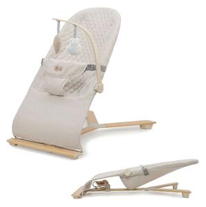Kinderkraft Ležaljka MIMI, bež wooden