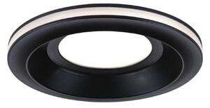 Paulmann Sormus LED ugradbena svjetiljka, crna, Ø 10 cm, IP65, set od 3 komada, Crno, kupaonica, Plastika, Montaža na strop